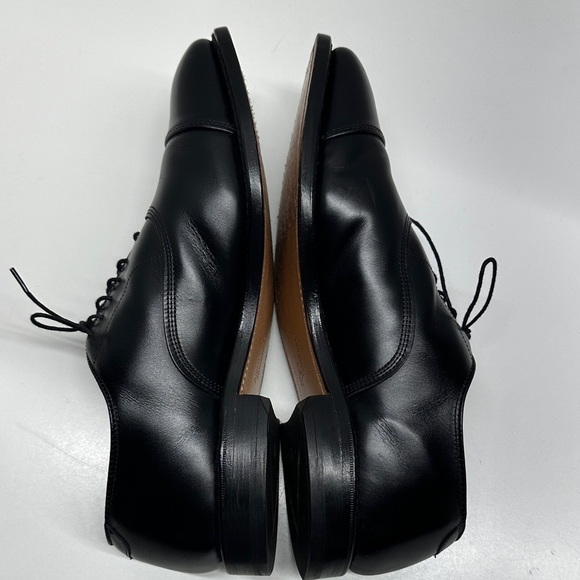 Allen Edmond Park Avenue Cap Toe Oxford Dress Shoe Leather Black Mens 8.5 EEE main image 10